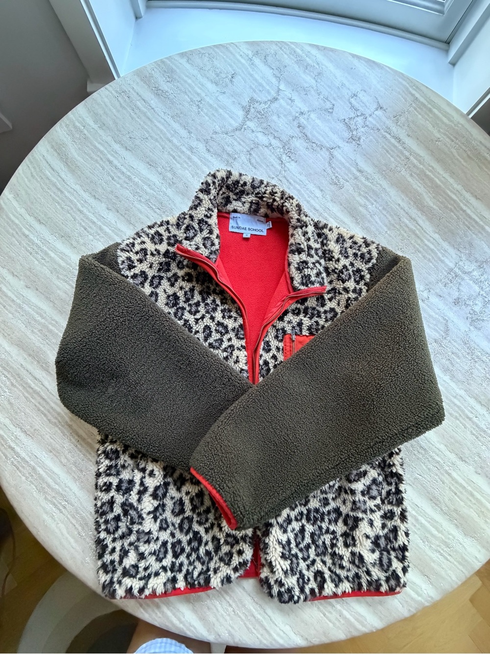 Sundae School Tiger Mom Leopard Fleece